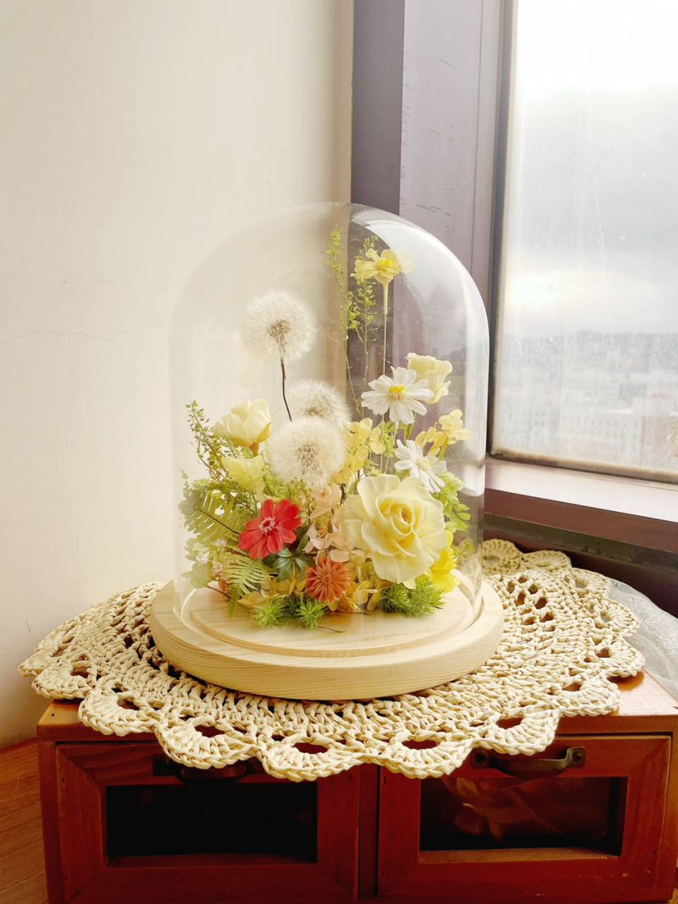 蒲公英的約定花盅/開幕花禮/升遷花禮/祝賀花禮