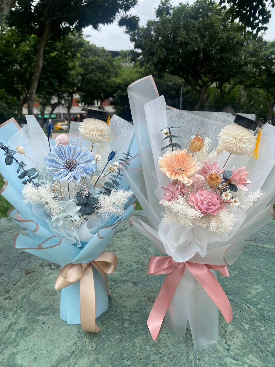 藍色星空 粉紅仙女-實拍圖片