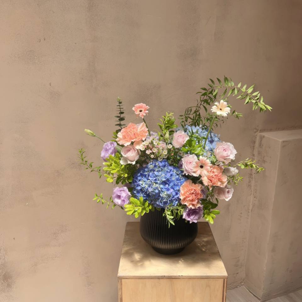 繡球盆花