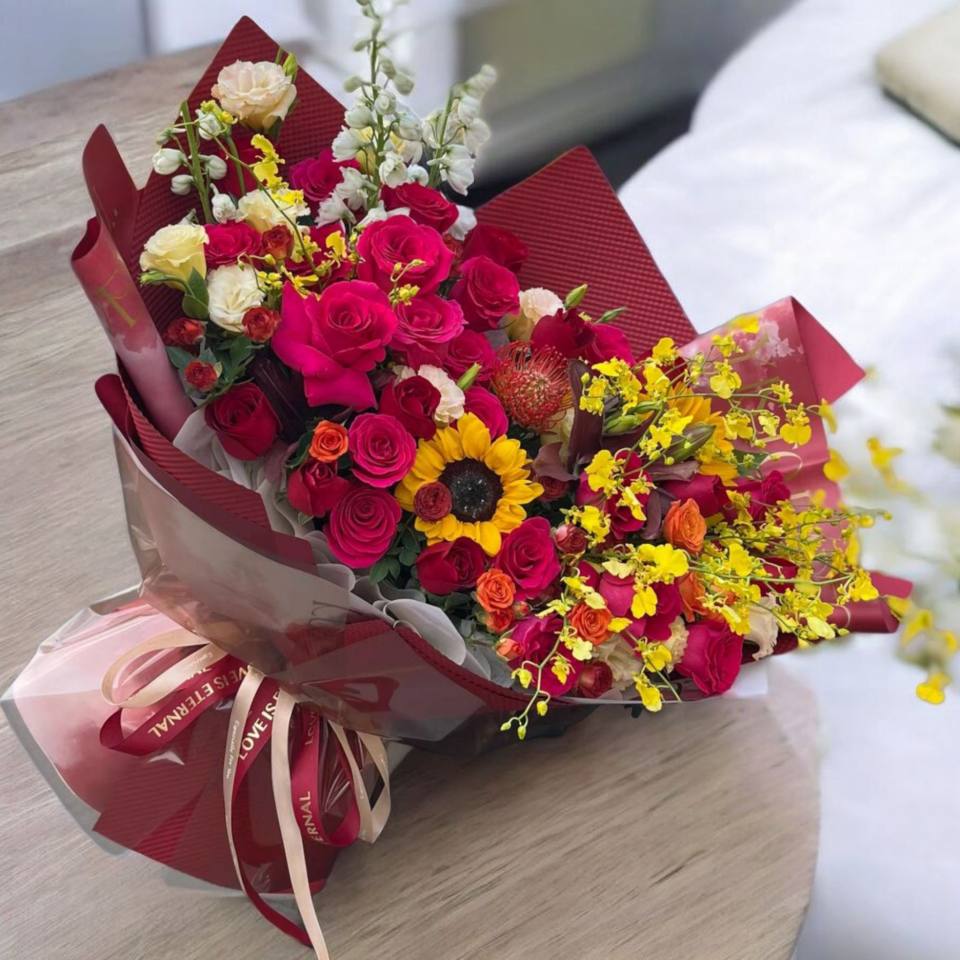 畢業謝師花束預購-實拍圖片