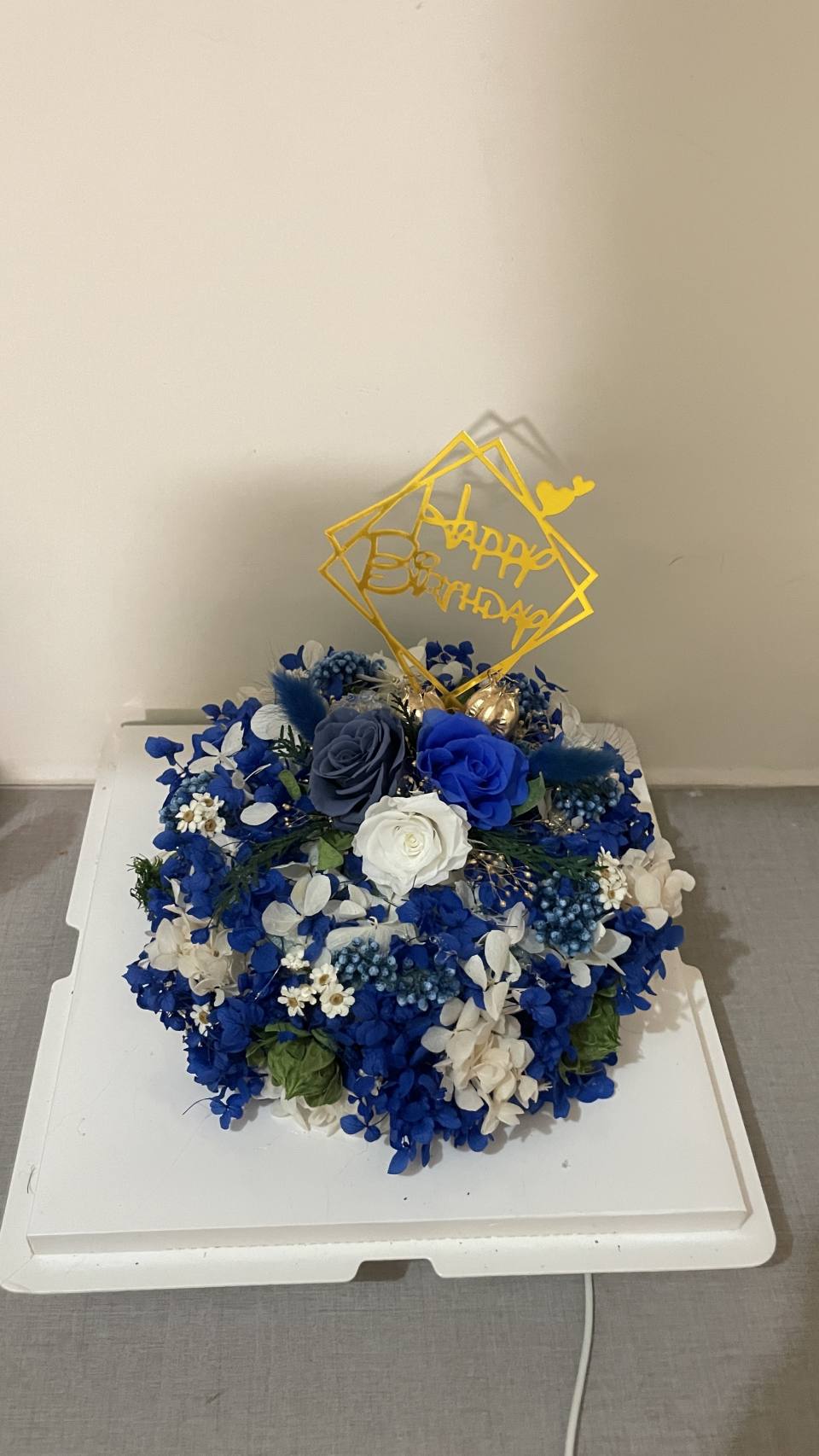 永生花生日蛋糕