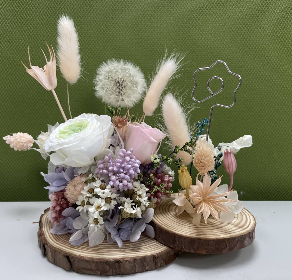 蒲公英系列名片座-實拍圖片