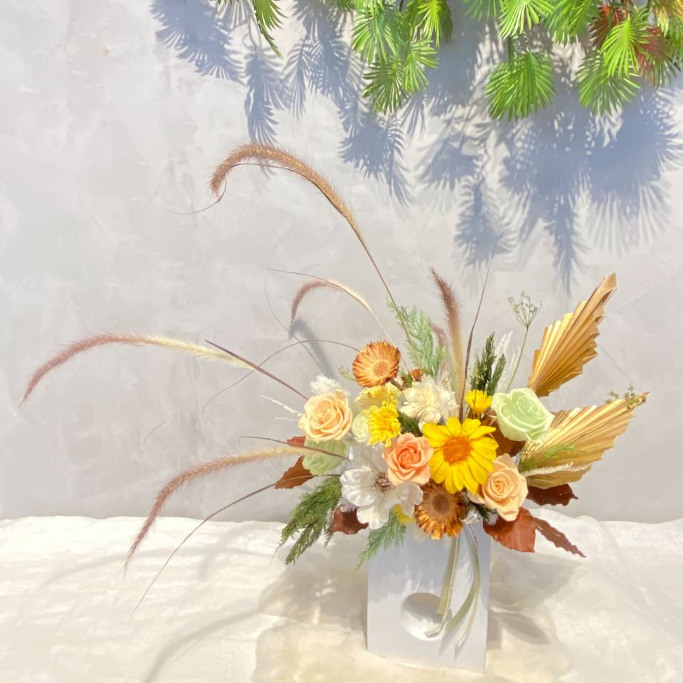 柔光花序 大理花永生花