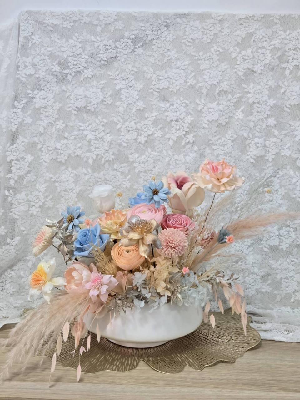 浪漫唯美永生花開幕花禮