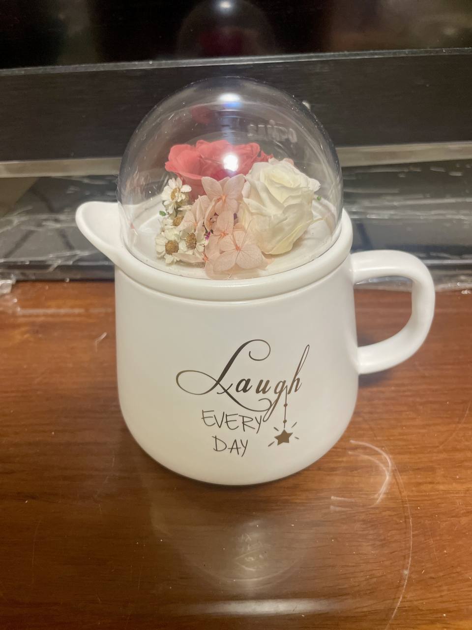 永生花咖啡杯