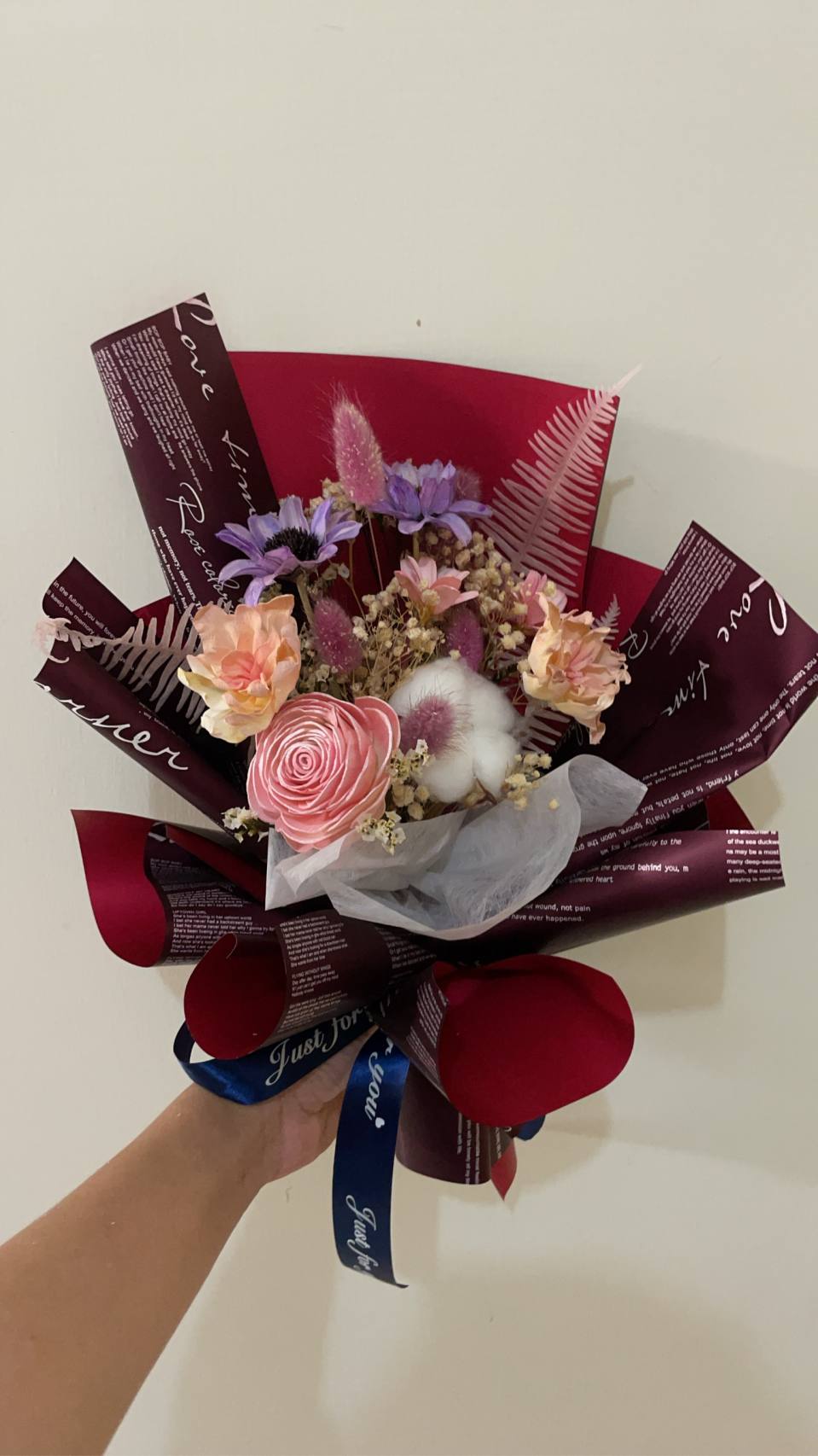 永生索拉花束-實拍圖片