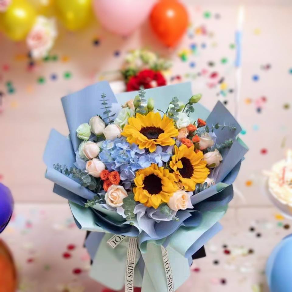 畢業花束預購_ 向日葵