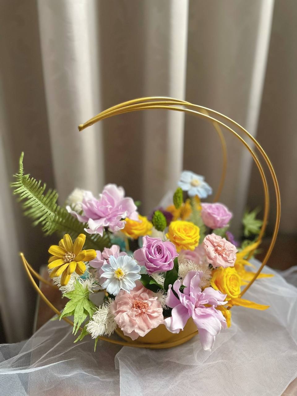 紫梔子永生花/開幕花禮/升遷花禮/祝賀花禮 永生花