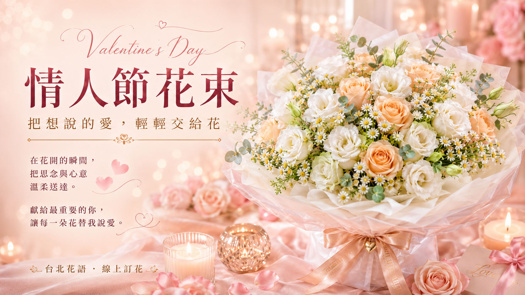 情人節花禮 banner